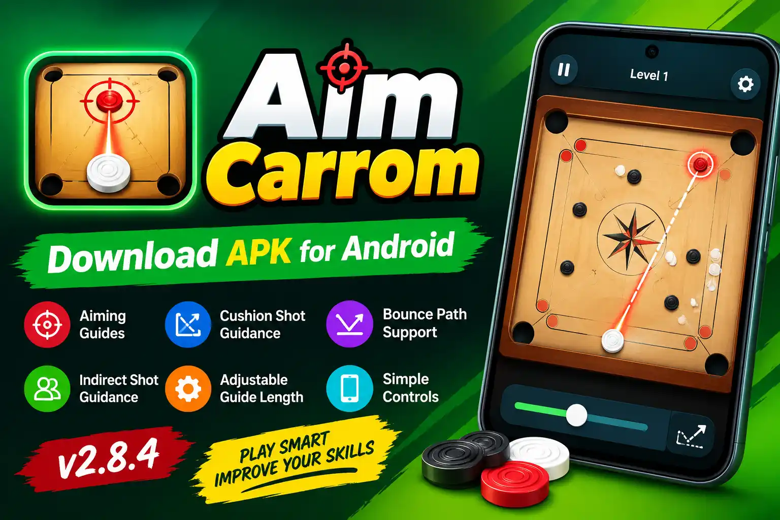 Aim Carrom King